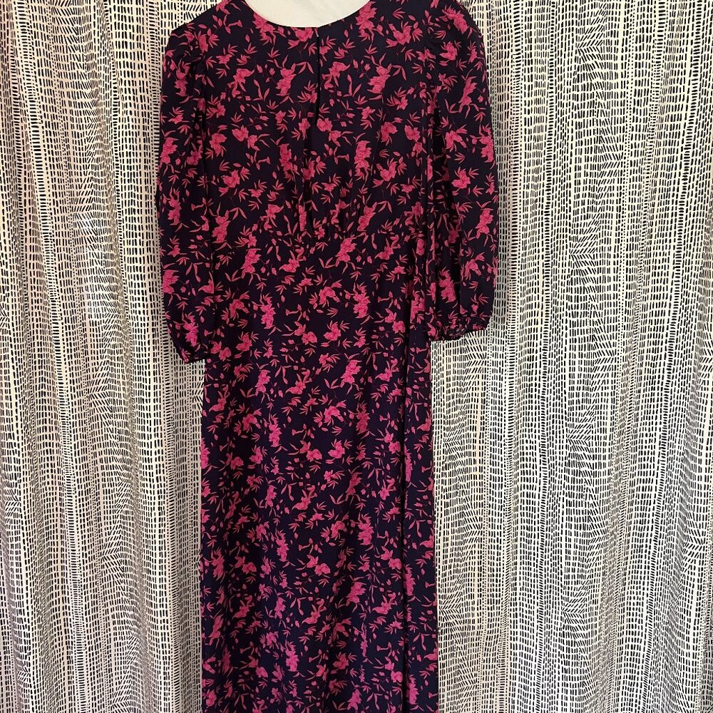 Hyacinth House Blue and Pink Dress Size M